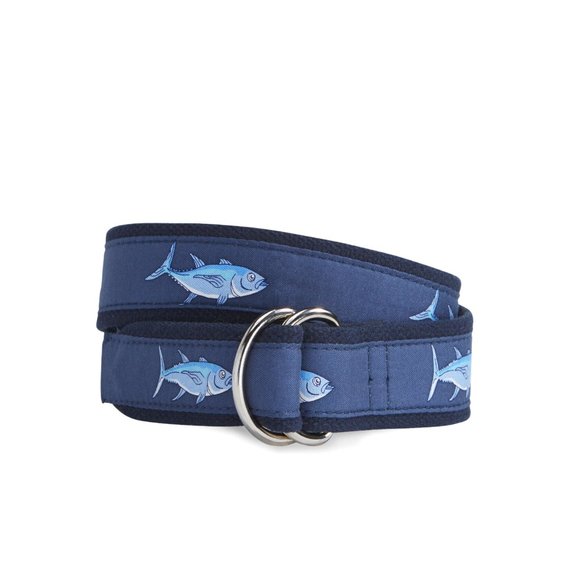 Vineyard Vines Tuna Icon D-Ring Belt